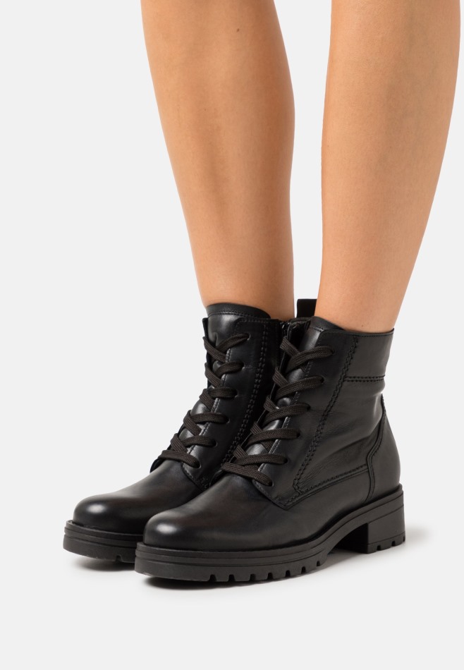 Gabour | Bottine De Cowboy/motard Noire Exclusive